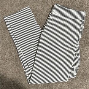 Striped capri pants